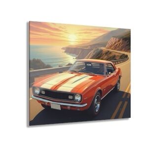 Vintage 1967 Chevy Camaro Acrylic Wall Art (11” x 14”)